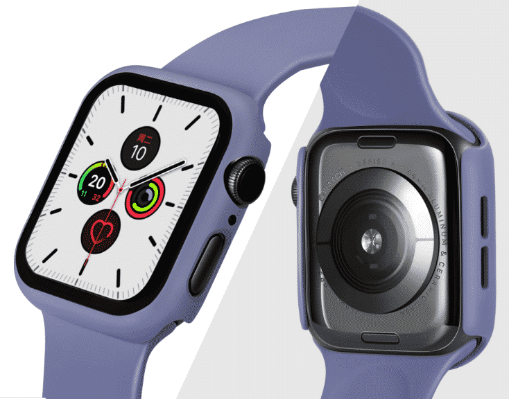 Esta es la Funda Protectora de Concha para Apple Watch Series 5 de 44 mm y 40 mm.