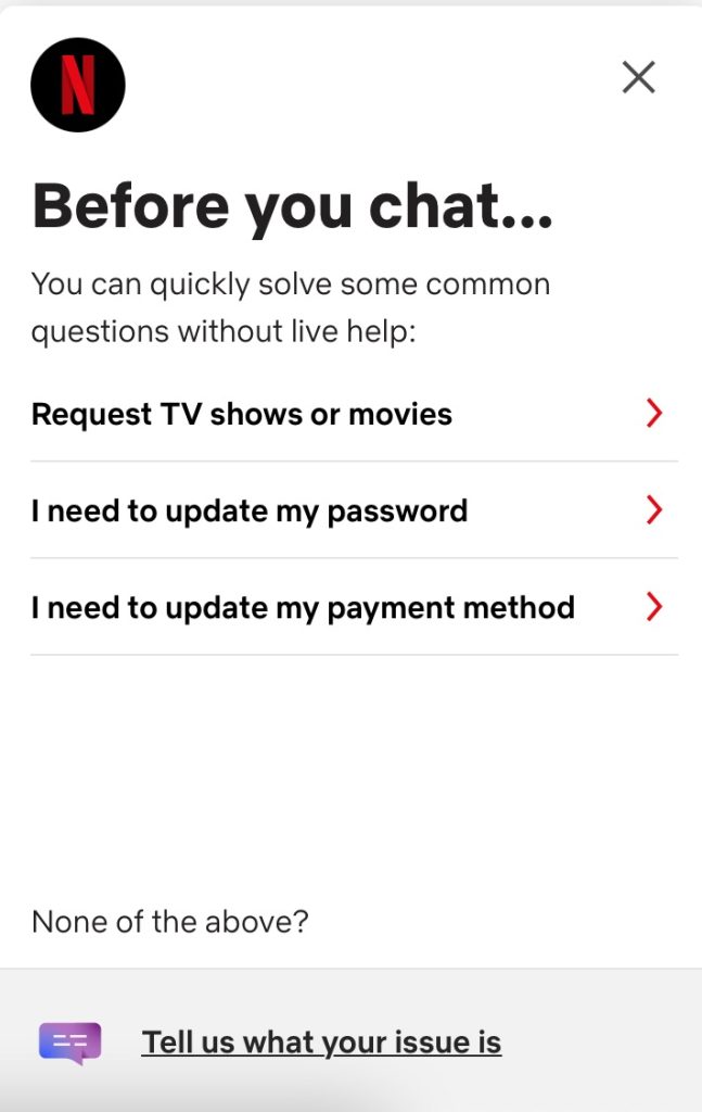 Centro assistenza Netflix - Errore dello schermo nero di Netflix