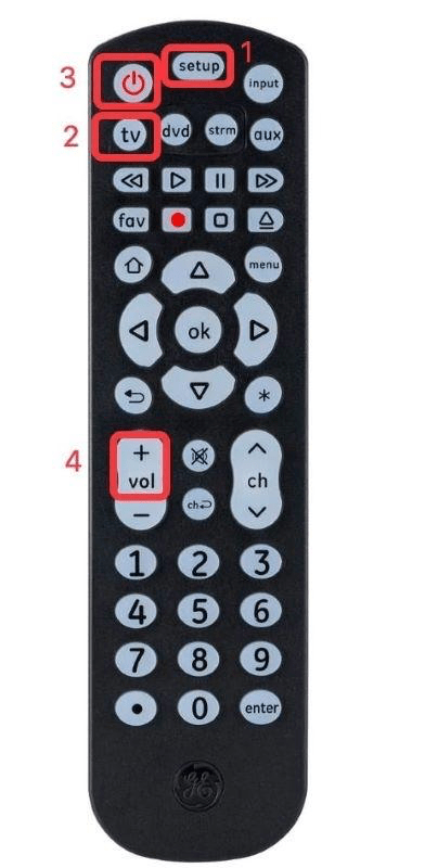 programma il tuo telecomando General Electric