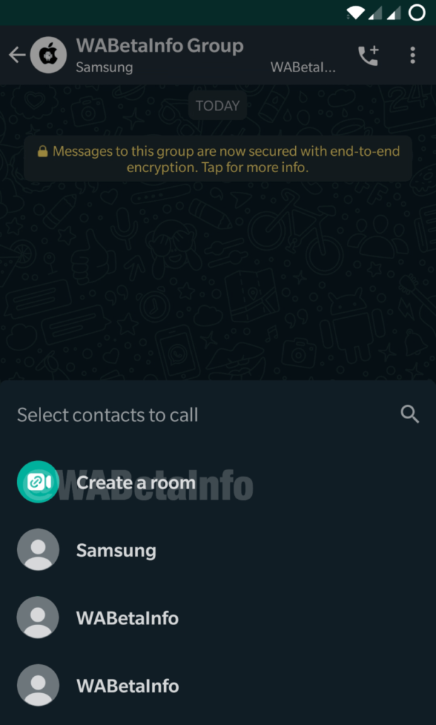 whatsapp rolling out messenger room integration in public beta