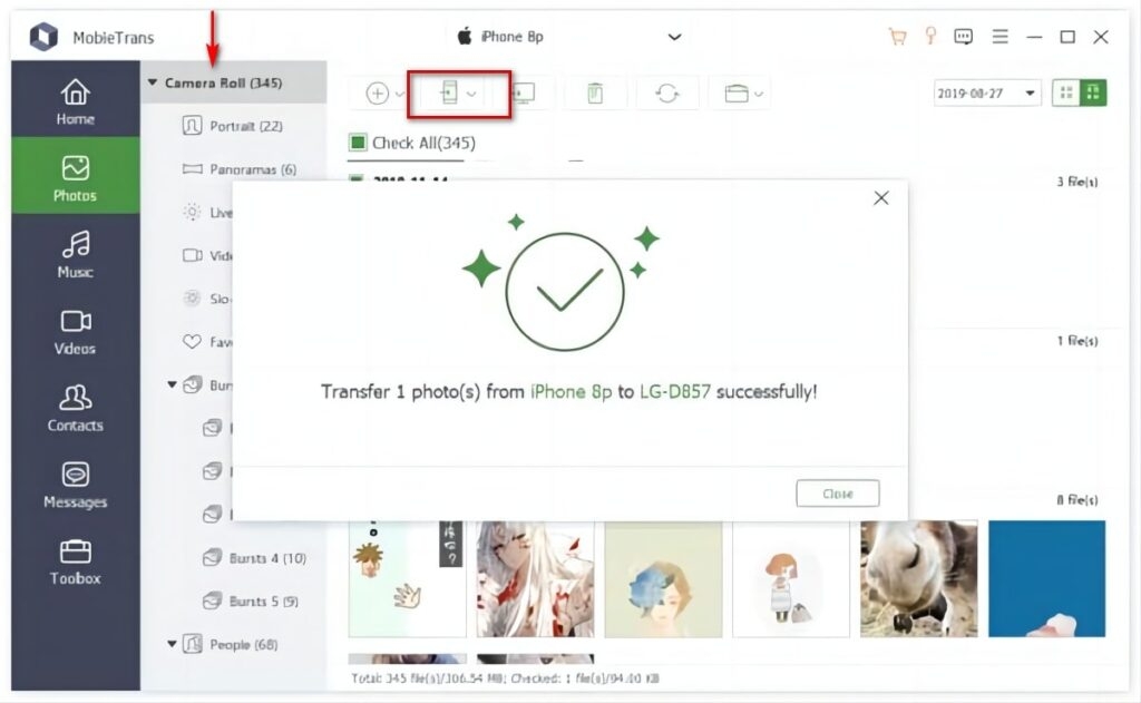 Scegli i File da Trasferire