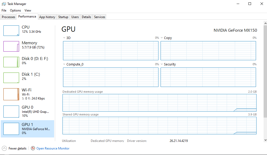 Vérifier les détails de la carte graphique dans Windows