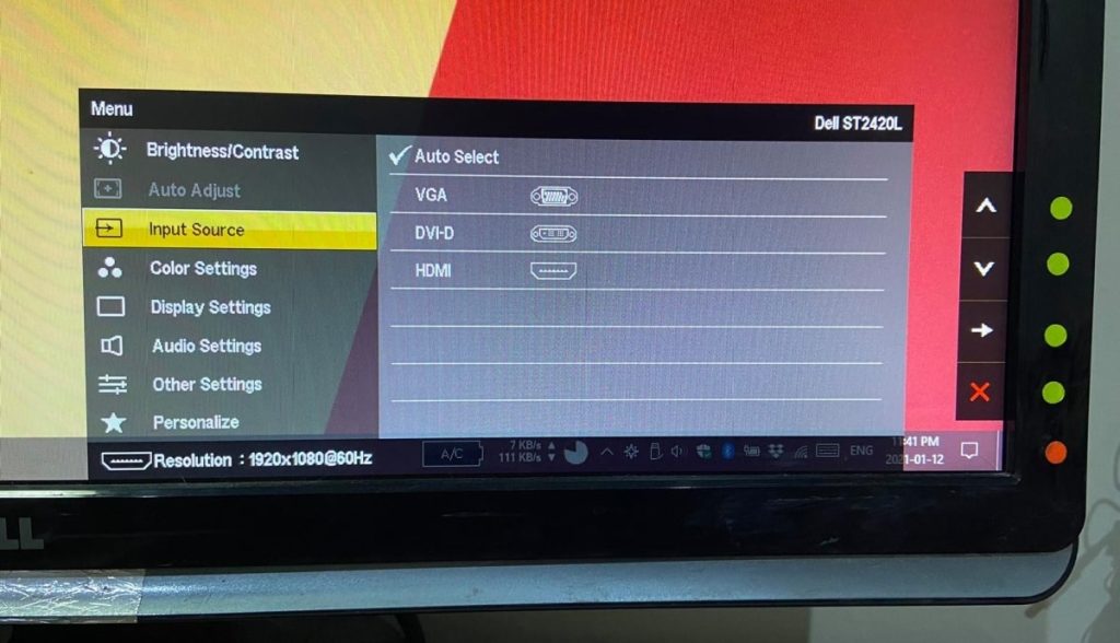 モニター入力ソース - DisplayPortからHDMIが機能しない