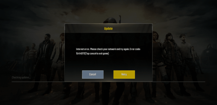 インターネットエラー PUBG MOBILE