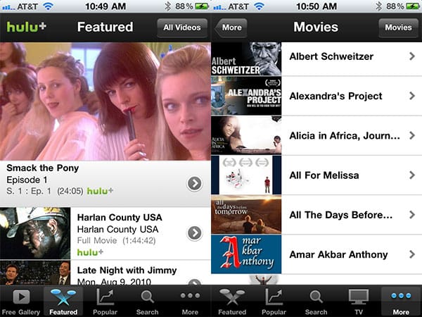 iPhone + iPad Gems : Articles, Hulu Plus, Netflix + Times pour iPad