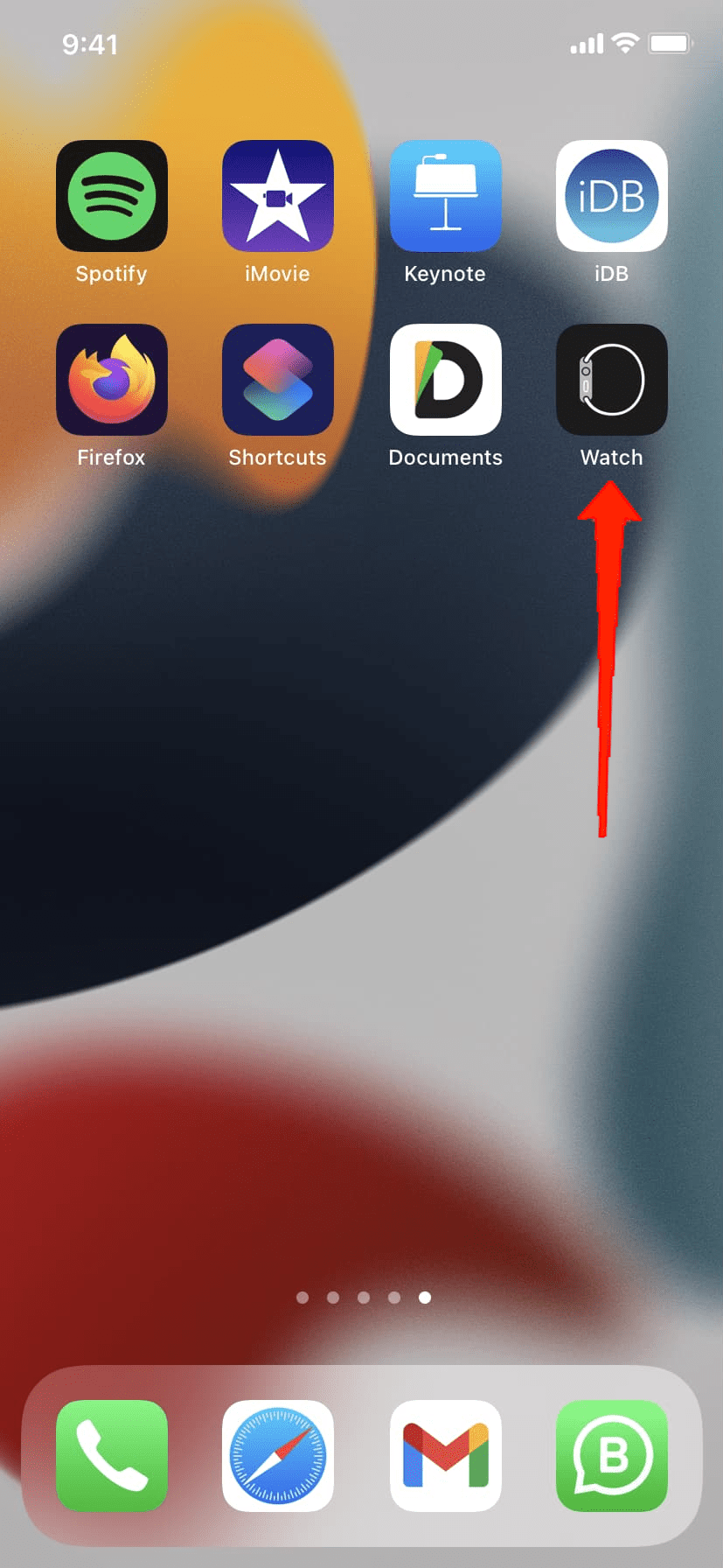 Abre la aplicación Watch en tu iPhone.