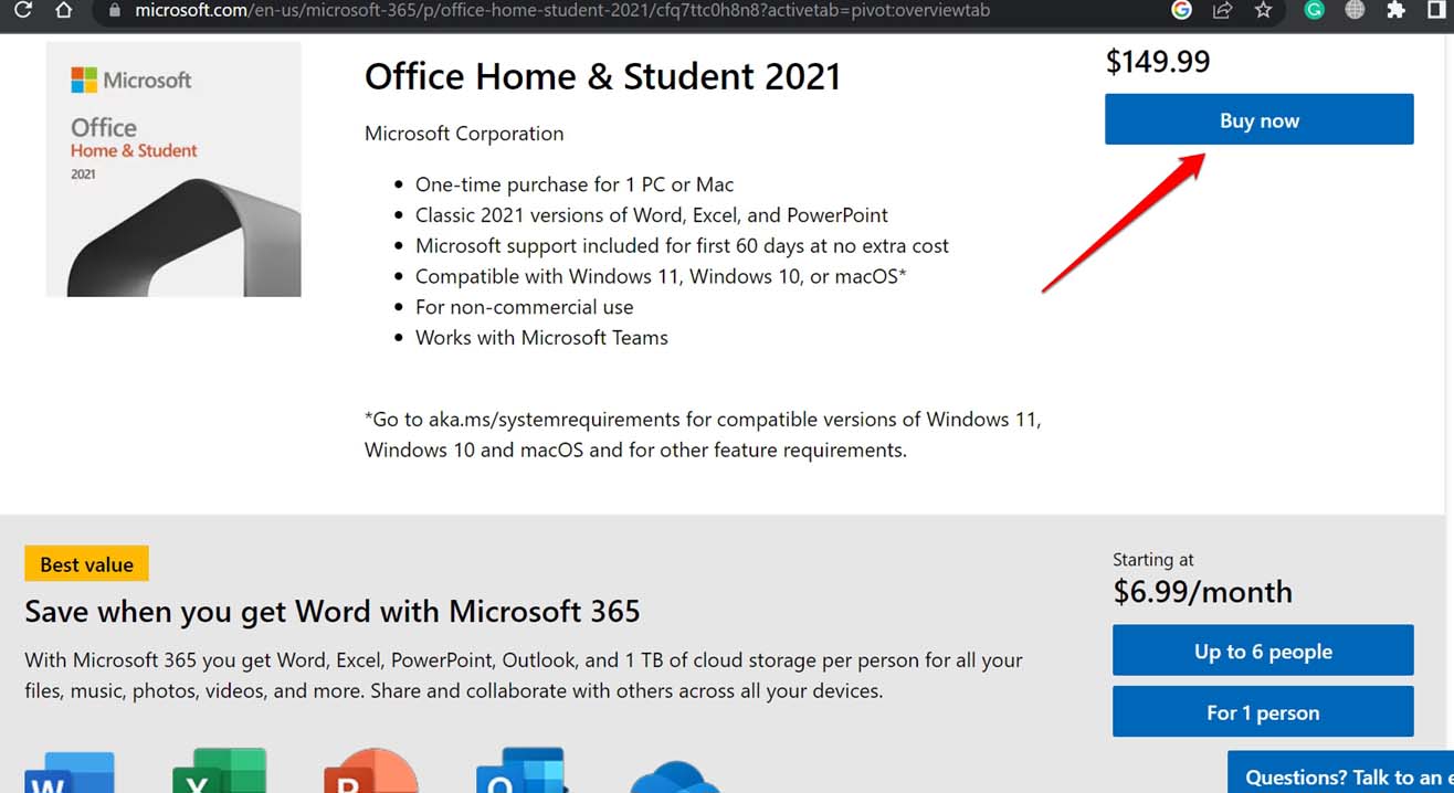 MS Office 2021 Vollversion kaufen