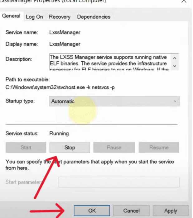 Reiniciar o LxssManager - Erro de Registro de Distribuição WSL 0x8004032d