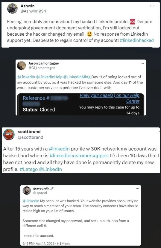 Account Linkedin Violati in una Campagna di Dirottamento 1