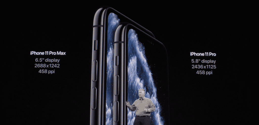 iPhone 11 Pro und iPhone 11 Pro Max Display