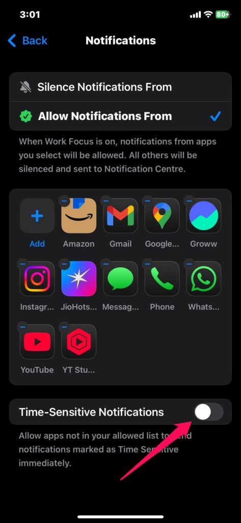 Como Permitir Notificações Sensíveis ao Tempo nos Modos de Foco
