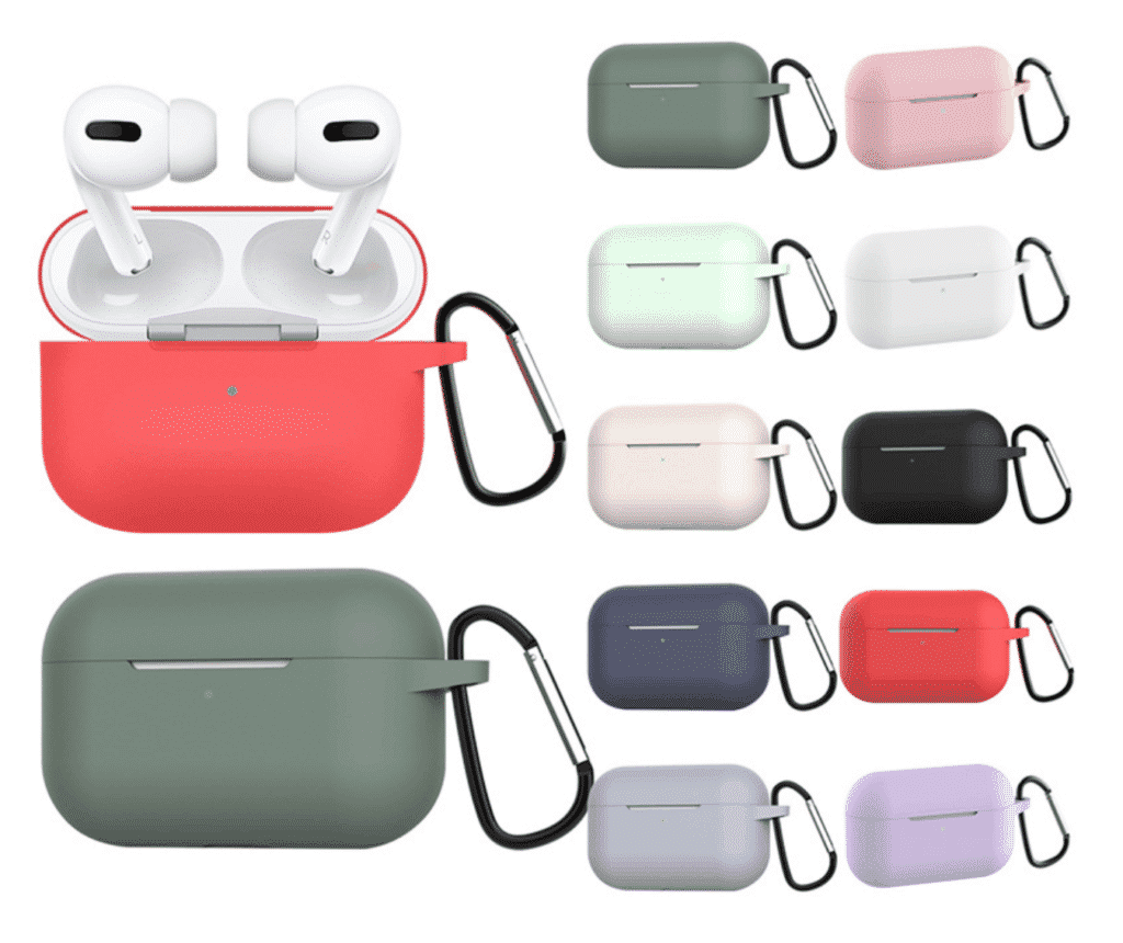 custodia in silicone morbido per AirPods Pro
