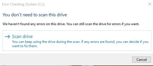 Fix The File or Directory is Corrupted and Unreadable Error in Windows 10