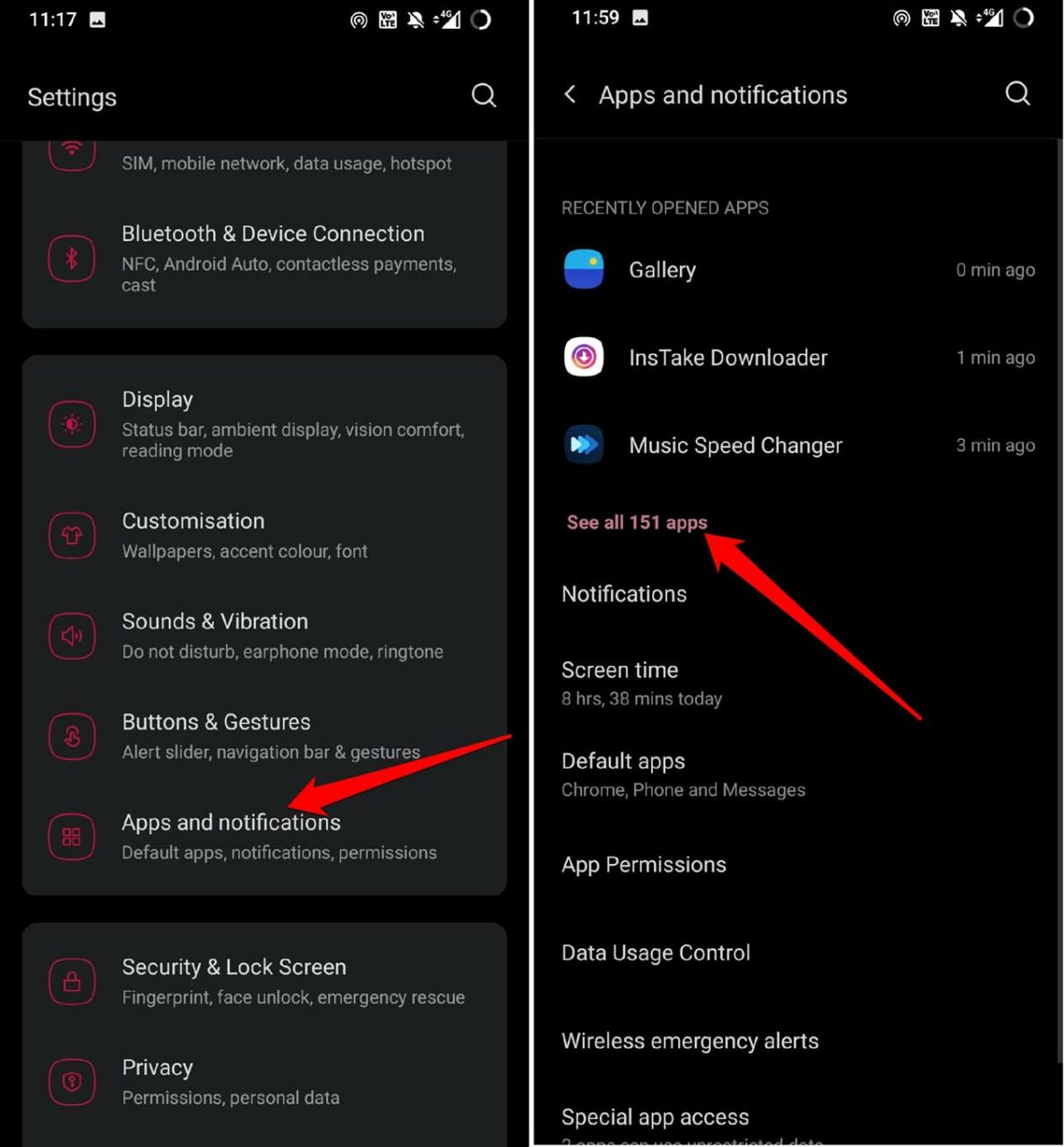 Android vedi tutte le app installate