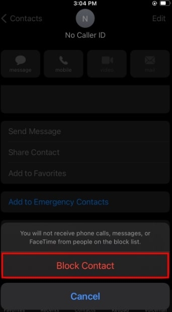 Que signifie No Caller ID sur iPhone ?