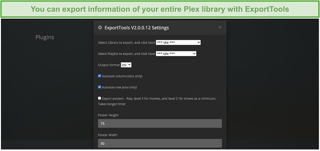 ExportTools - Лучшие плагины Plex