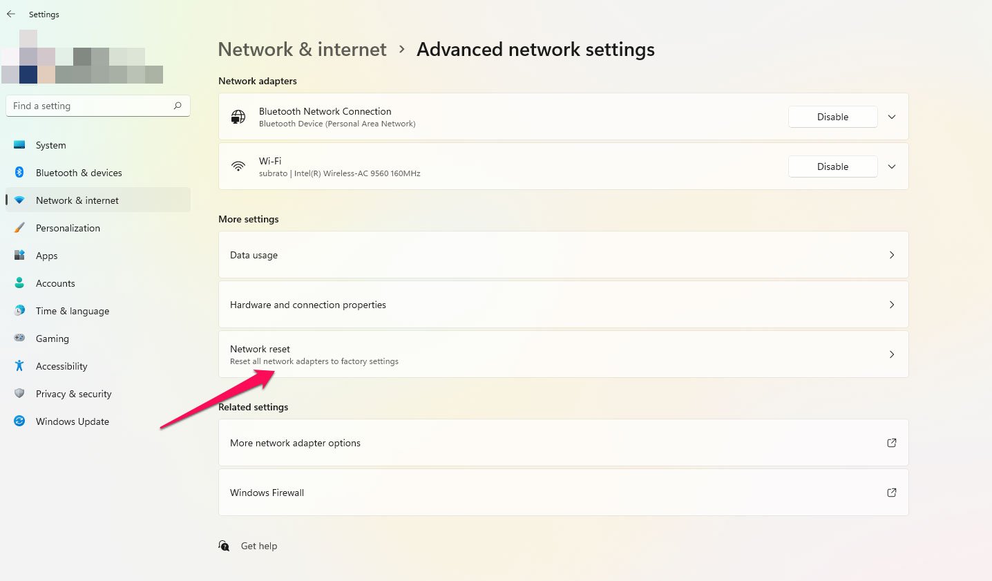 Setzen Sie Ihre Netzwerkeinstellungen zurück