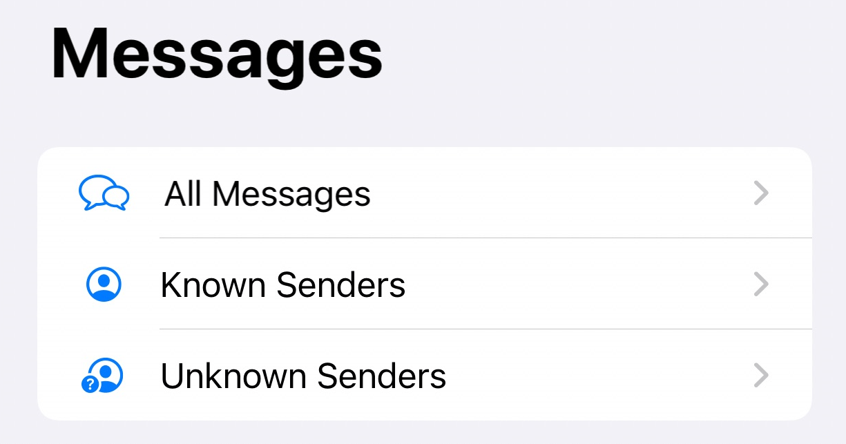 diversi tipi di messaggi sul tuo iphone