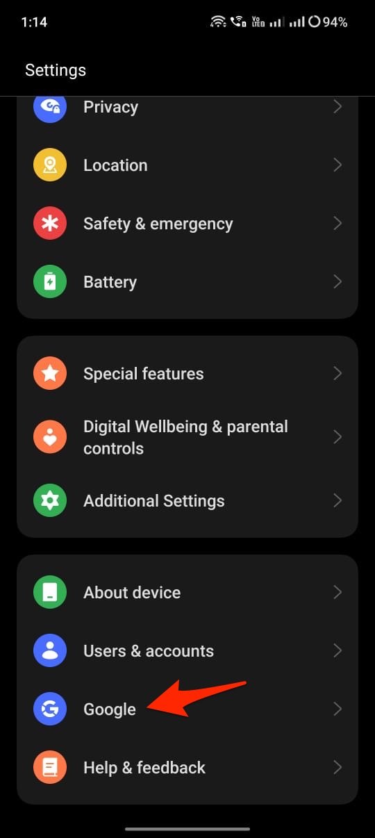 Android_Einstellungen_Google