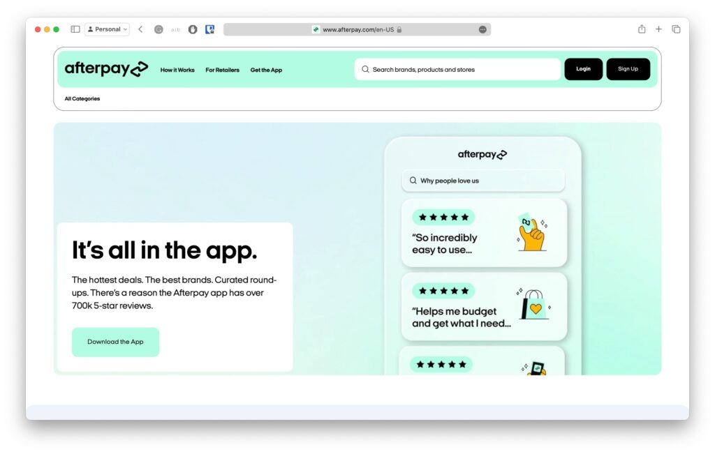 Afterpay - BNPL Apps Like Klarna