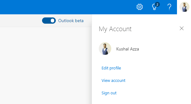 Enlace de Cierre de Sesión de Microsoft Outlook