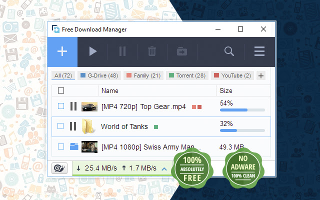 Free Download Manager - Bester Chrome Video Downloader