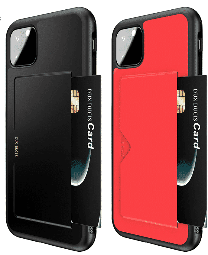 Capa Chirm com Bolso para Cartão para iPhone 11 Pro Max