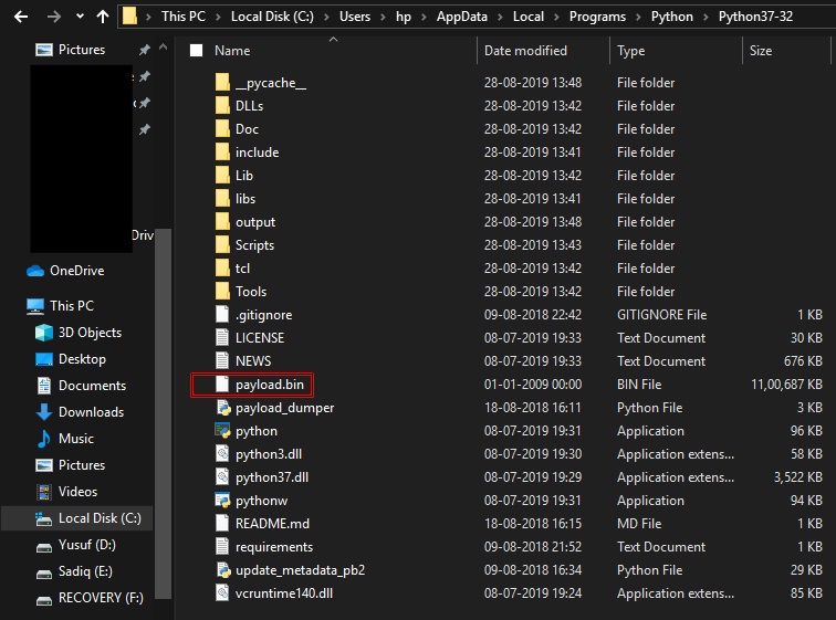 Extraer el archivo Boot.img de Stock