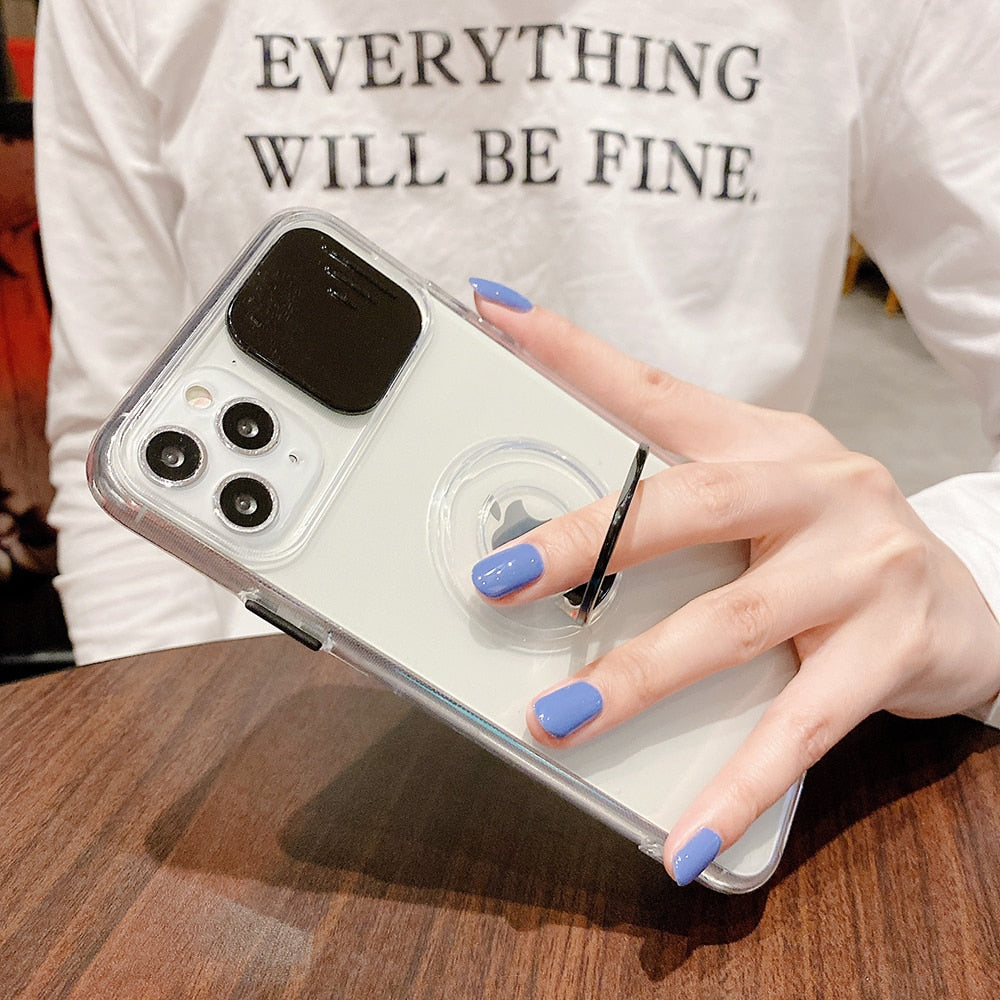 iPhone 13 mini用透明カメラ保護ケース