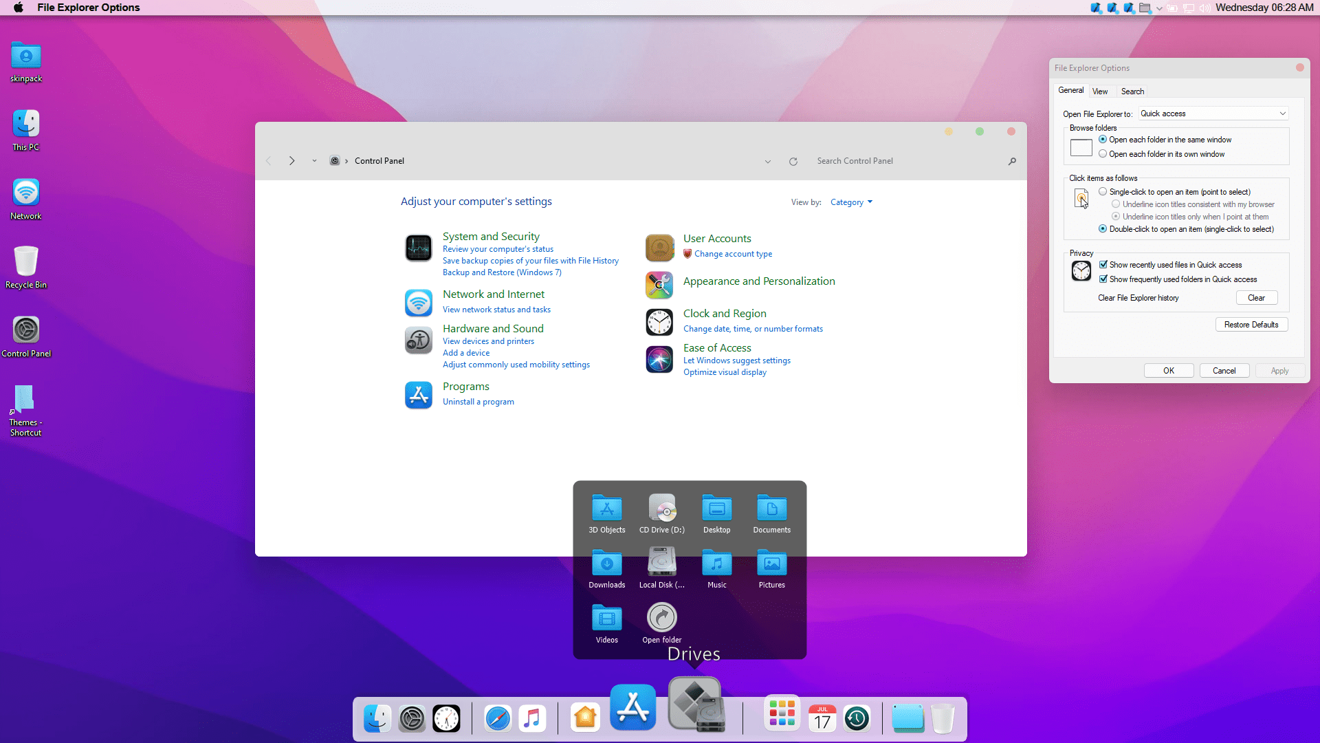 Pacote de Skin macOS Monterey