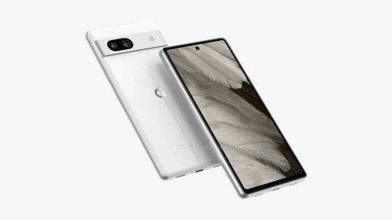 Google Pixel 7A leaked renders