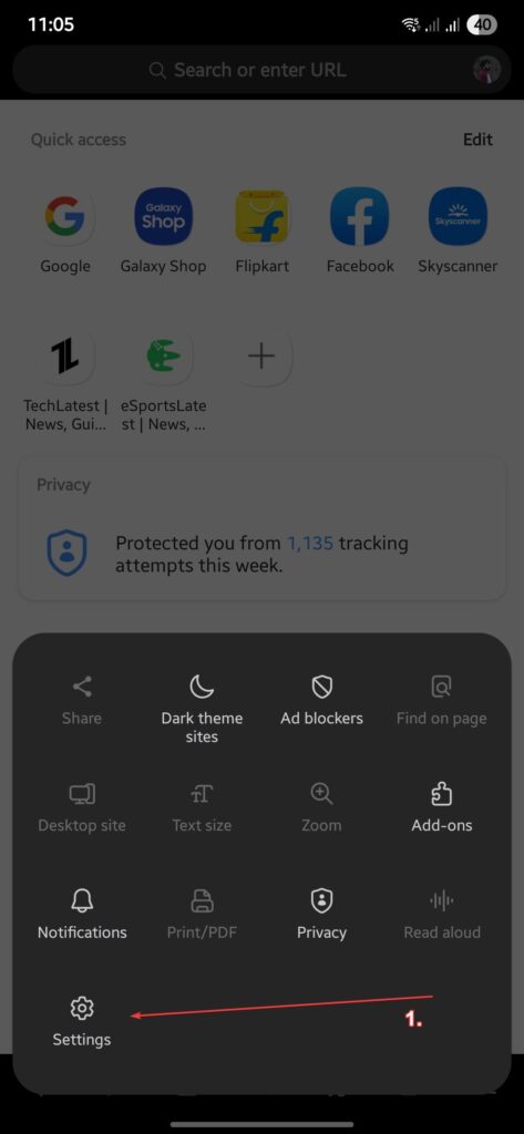 Samsung Internet Modalità Segreta