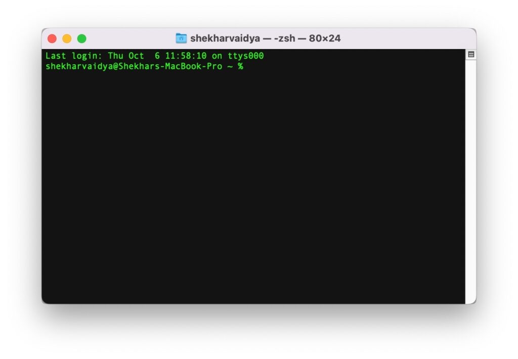 Terminal macOS