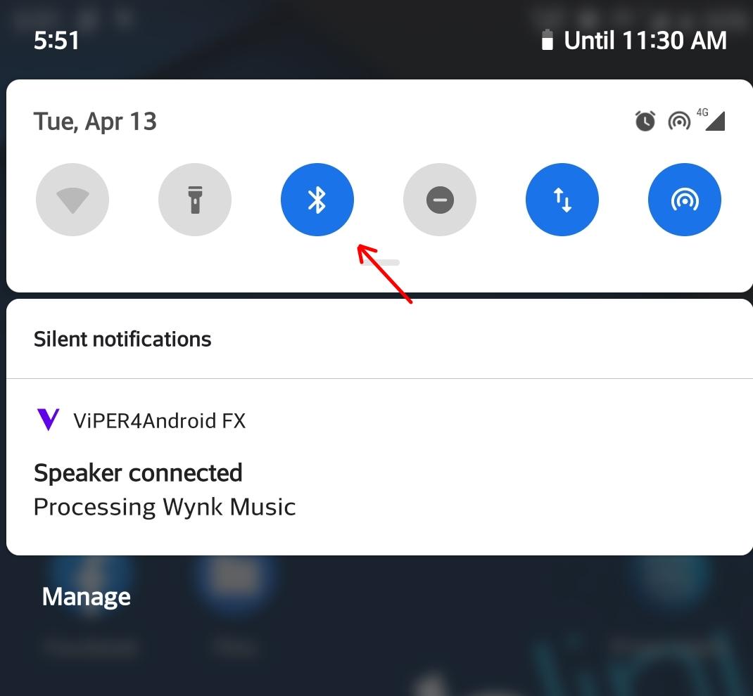 Accendi Bluetooth