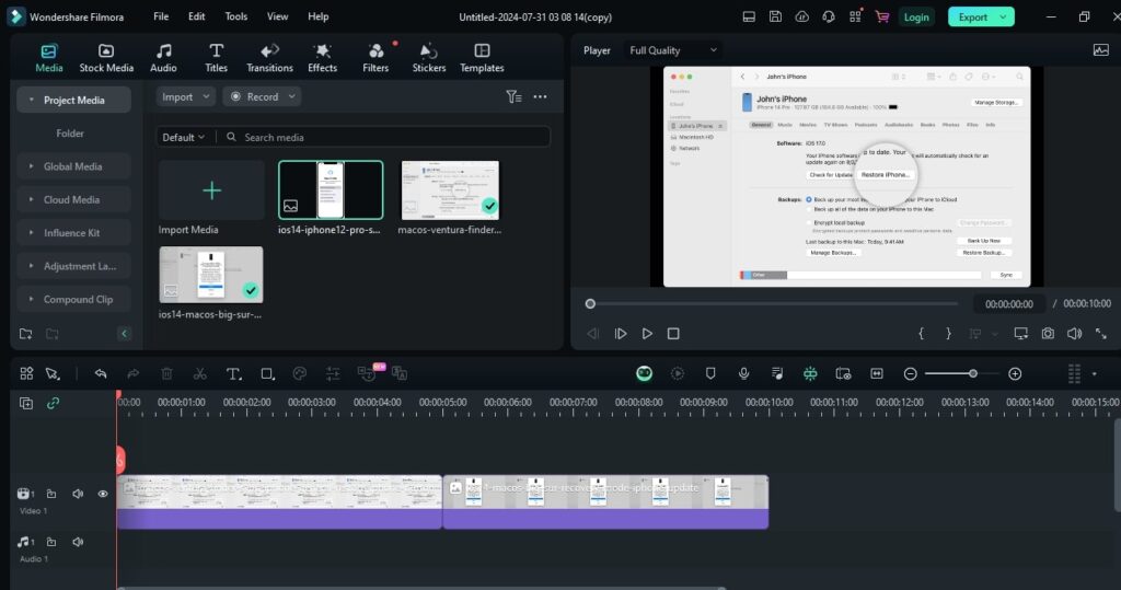 Filmora AI Text to Video