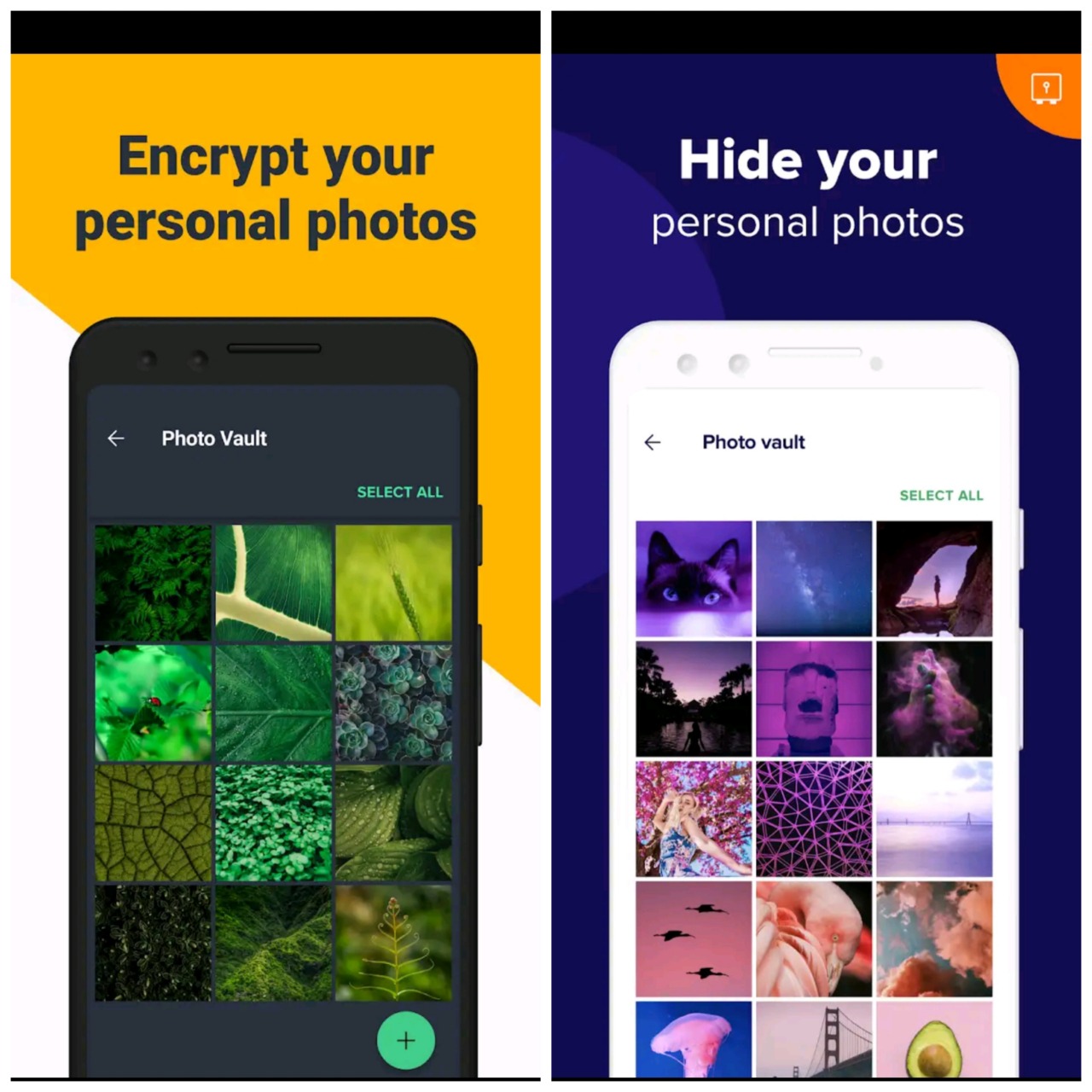 Хранилище фотографий AVG против Avast