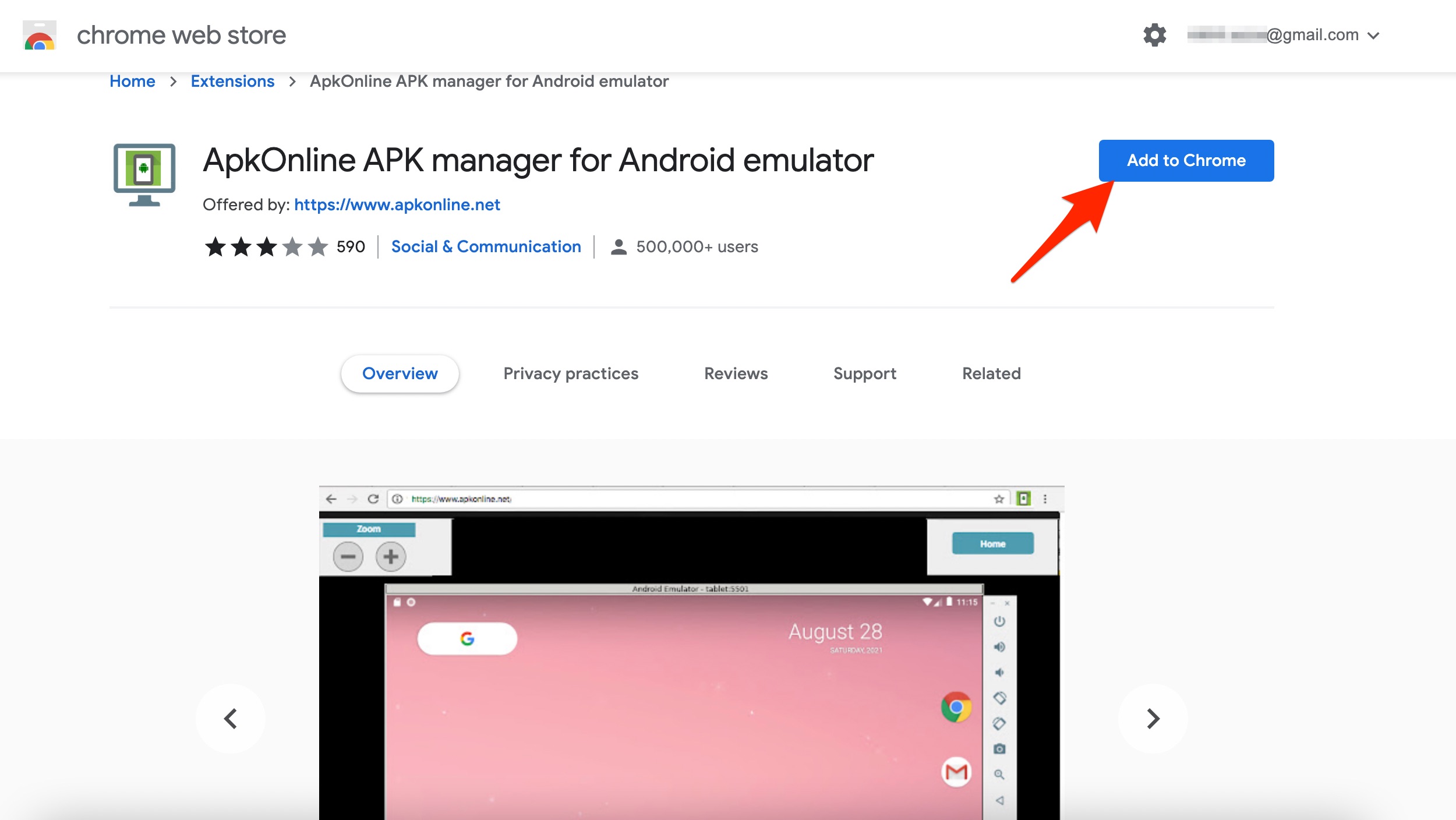 Emulatore Android Online