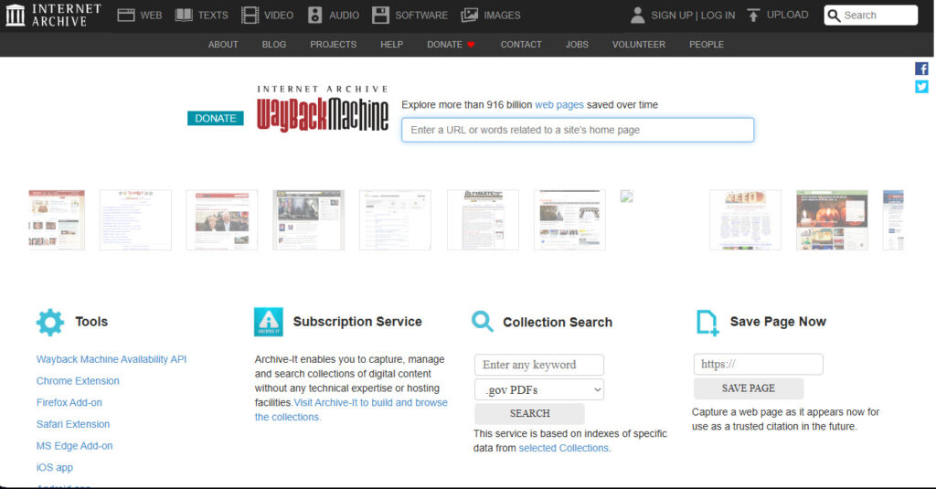 Wayback Machine