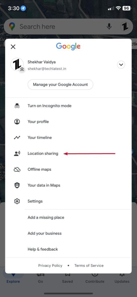 Partage de localisation Google Maps - Applications de suivi de téléphone avec suivi GPS