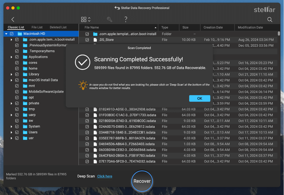 Обзор: Программное обеспечение Stellar Data Recovery для Mac