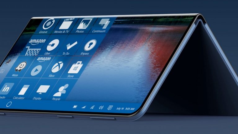 dispositivo con display pieghevole dell