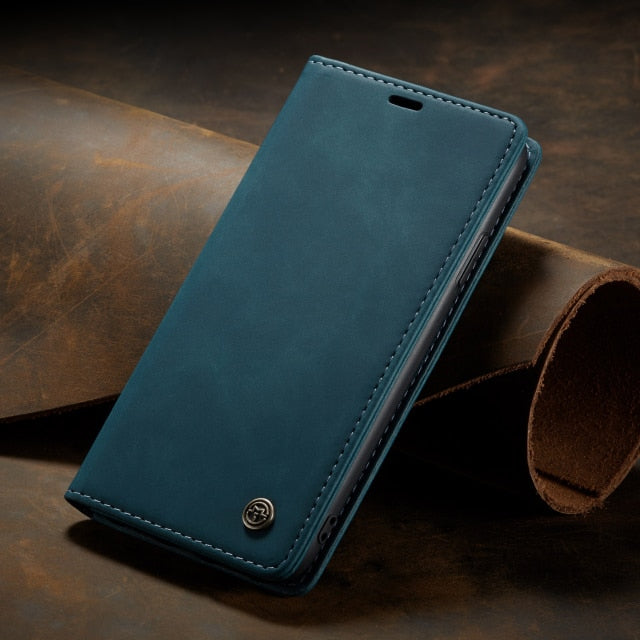 Custodia Portafoglio in Pelle di Lusso per iPhone 13 Pro