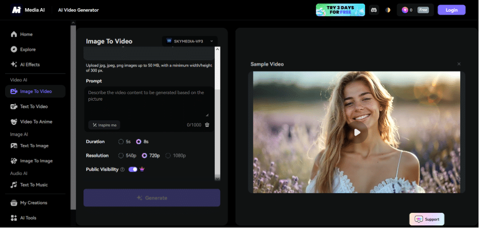 Transformez vos photos en vidéos avec l'IA : présentation de Media.io