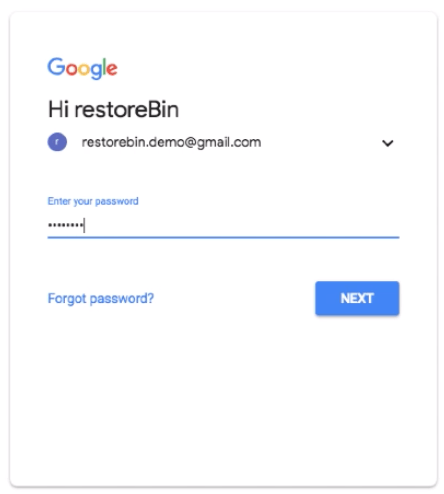 Connexion au compte Google ou Gmail avec nom d'utilisateur et mot de passe
