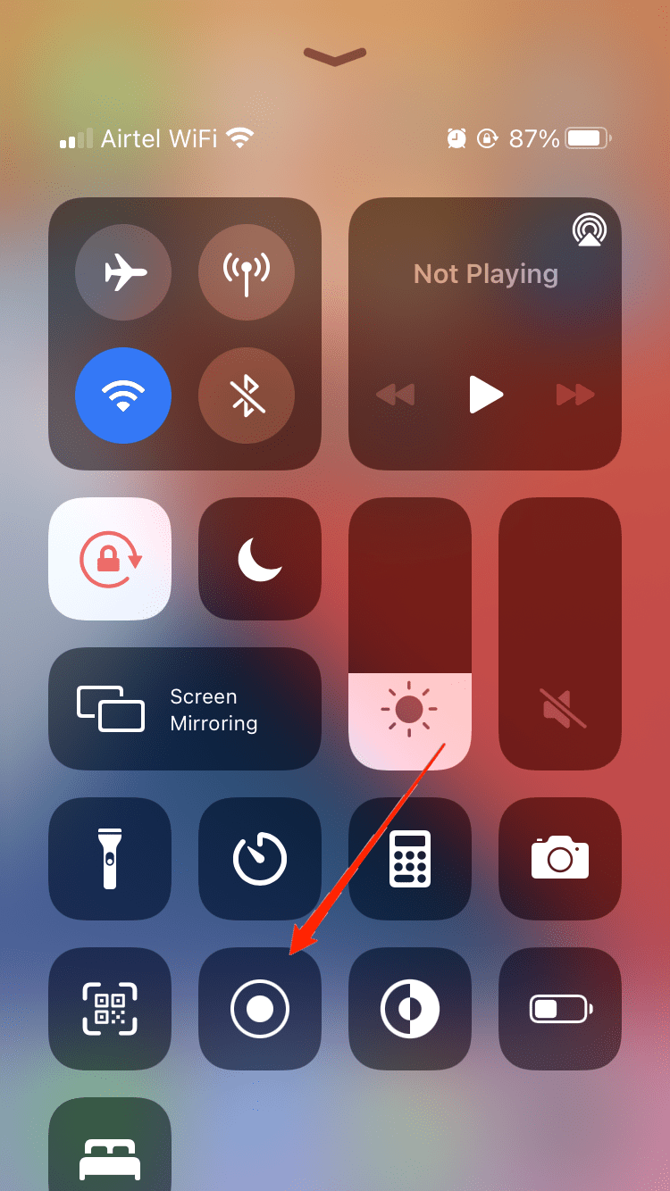 iphone Bildschirmaufnahme