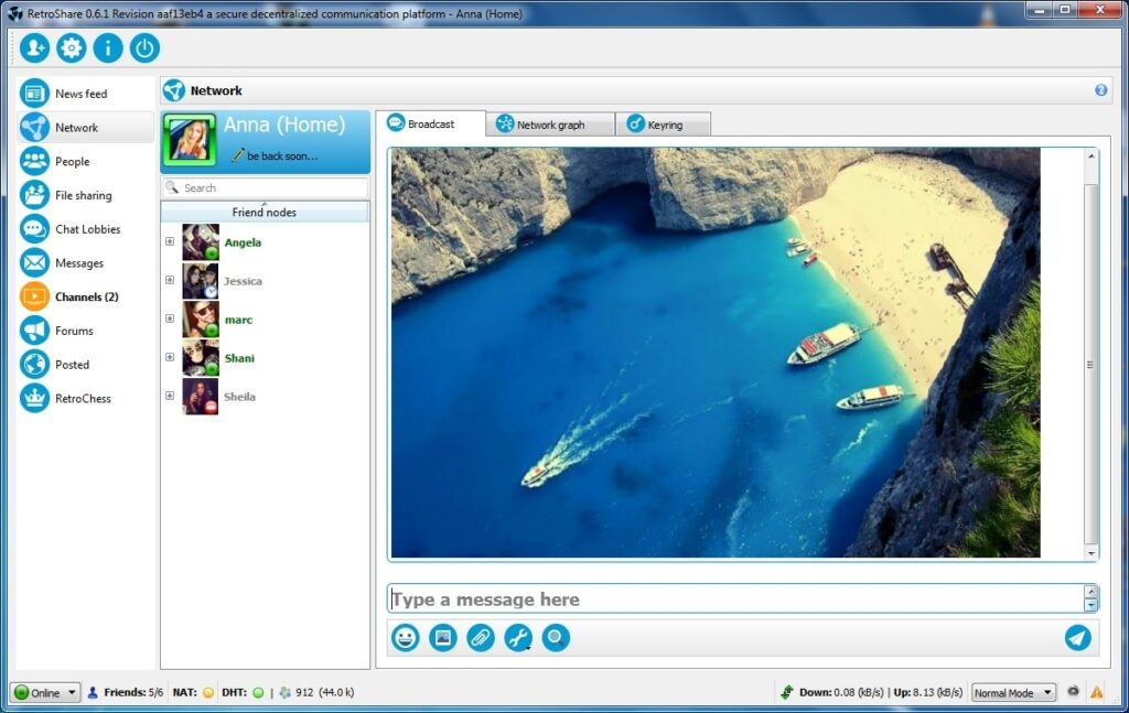 RetroShare - Migliori alternative ad Anonfiles