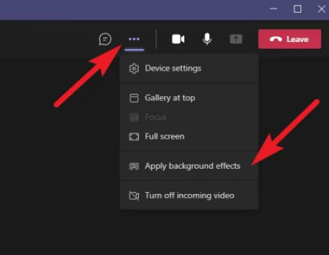Como Desfocar ou Mudar o Efeito de Fundo no Microsoft Teams em PC