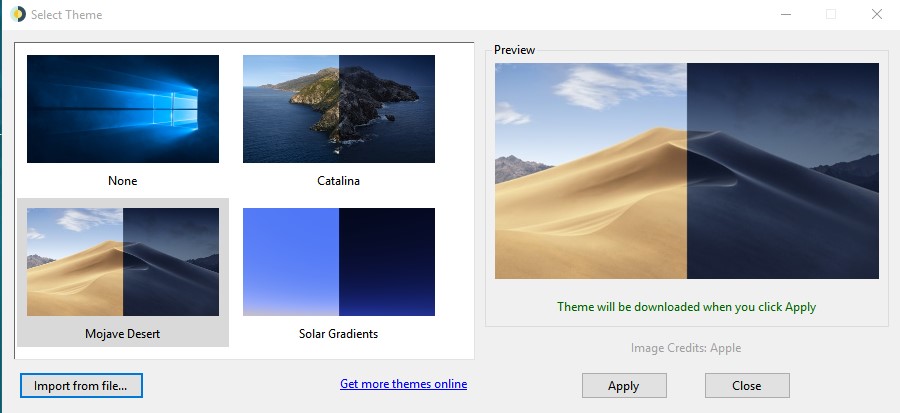 Dynamic Desktop