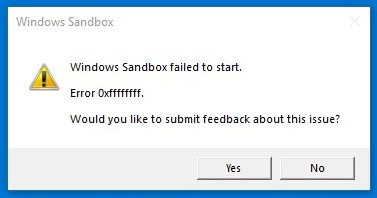 Errore  0xFFFFFFFF su Windows