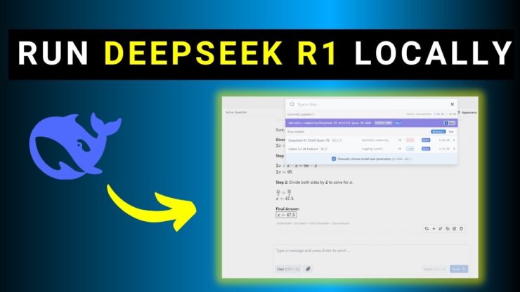 PCにDeepseek R1をローカルでインストールして実行する方法 1